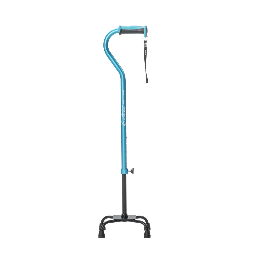 Airgo Comfort-Plus Adjustable Quad Canes, Small Base