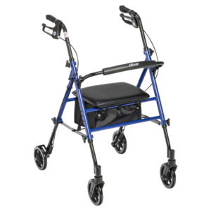 Adjustable Height Rollator, 6″